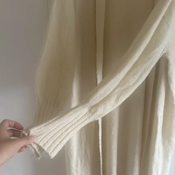 AFRM cream long cardigan - Picture 10 of 15
